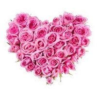 Heart Shape Flowers to India